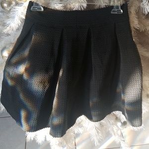 Express black skater skirt